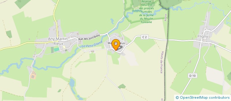 localisation de l'entreprise MONSIEUR BENOIT BEAUDOUX  ANY-MARTIN-RIEUX
