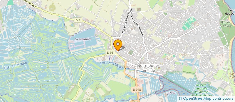 localisation de l'entreprise MONSIEUR BENOIT BEAUGE  NOIRMOUTIER-EN-L'ILE