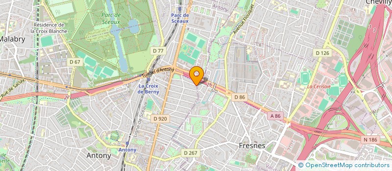 localisation de l'entreprise MONSIEUR BENOIT BEAUJEON  PALAISEAU