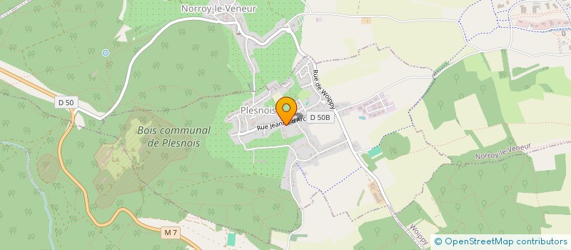 localisation de l'entreprise MONSIEUR BENOIT BEAUSIR  PLESNOIS