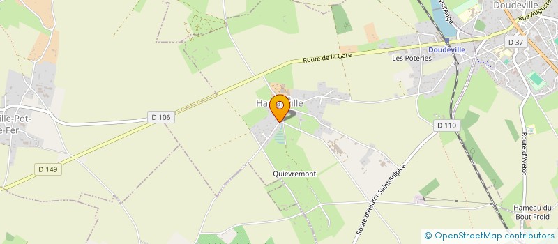 localisation de l'entreprise MONSIEUR BENOIT BECASSE  HARCANVILLE