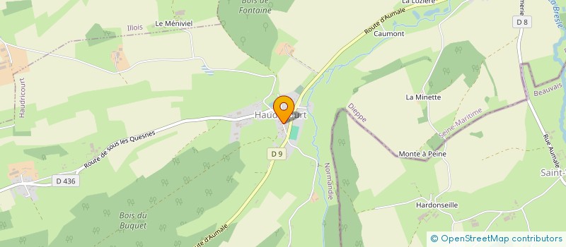 localisation de l'entreprise MONSIEUR BENOIT BECK  HAUDRICOURT