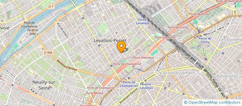 localisation de l'entreprise MONSIEUR BENOIT BECQ DE FOUQUIERES à LEVALLOIS-PERRET