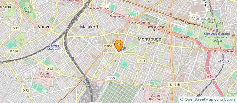 localisation de l'entreprise MONSIEUR BENOIT BEILLON à MONTROUGE