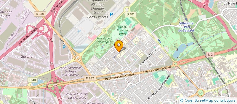 localisation de l'entreprise MONSIEUR BENOIT BELHADJ à AULNAY-SOUS-BOIS