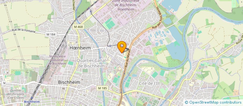 localisation de l'entreprise MONSIEUR BENOIT BELHOSTE  SCHILTIGHEIM