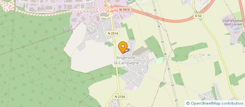 localisation de l'entreprise MONSIEUR BENOIT BELLANGER  ANGERVILLE-LA-CAMPAGNE