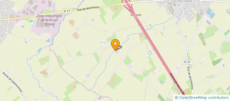 localisation de l'entreprise MONSIEUR BENOIT BELLENGIER  HERZEELE