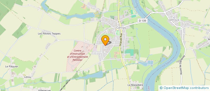 localisation de l'entreprise MONSIEUR BENOIT BENABDELLI  GERGY