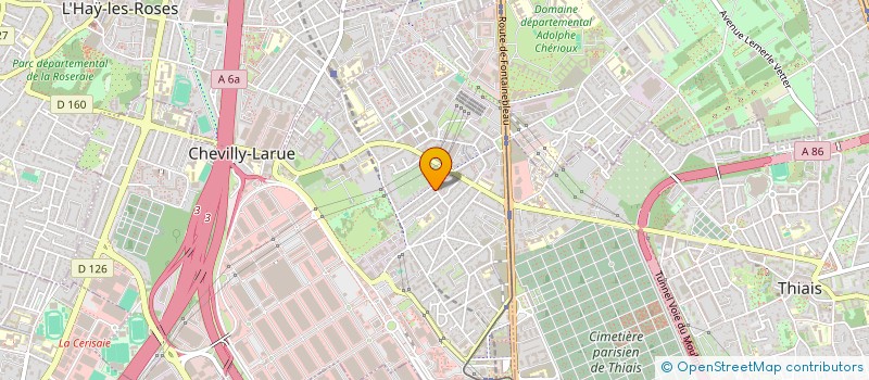 localisation de l'entreprise MONSIEUR BENOIT BENCHITRIT  CHEVILLY-LARUE