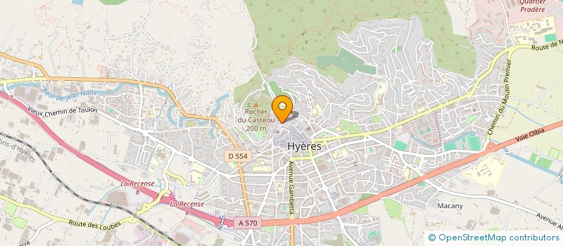 localisation de l'entreprise MONSIEUR BENOIT BENEITONE à HYERES