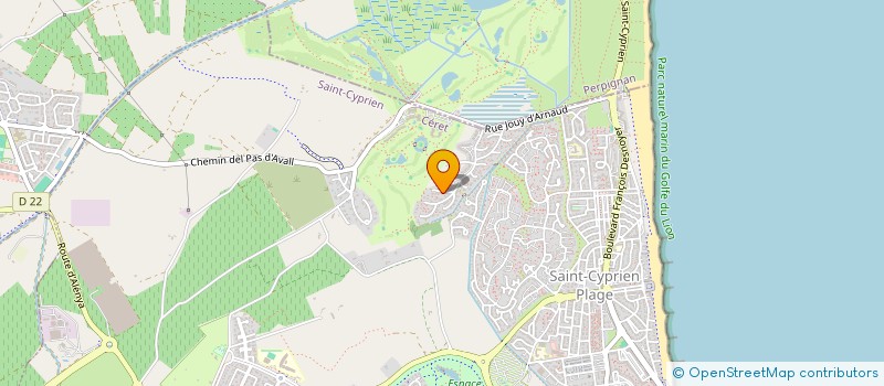 localisation de l'entreprise MONSIEUR BENOIT BENOIT BURON  ST CYPRIEN