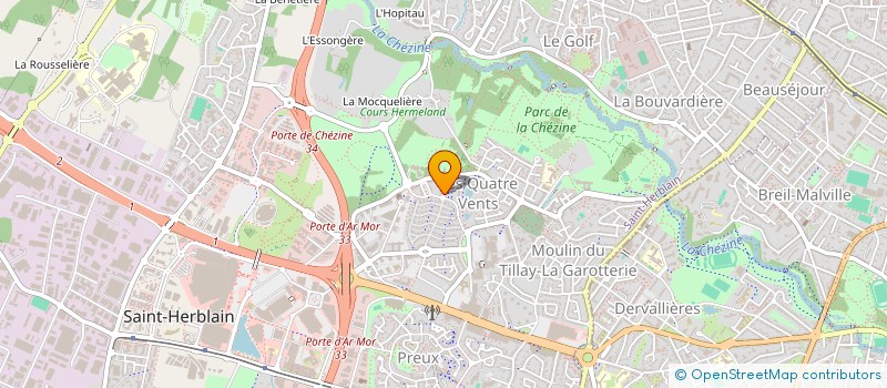 localisation de l'entreprise MONSIEUR BENOIT BERAIL  SAINT-HERBLAIN