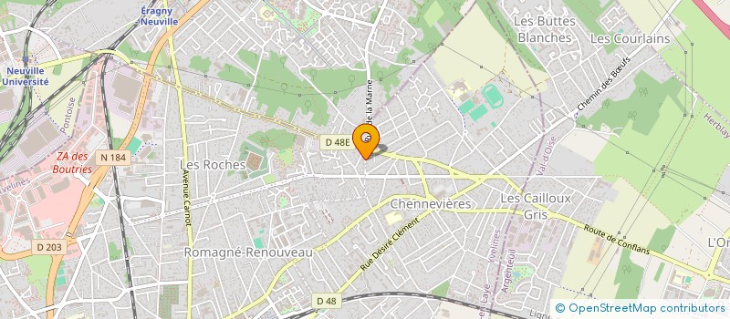 localisation de l'entreprise MONSIEUR BENOIT BERCHEBRU  CONFLANS-SAINTE-HONORINE