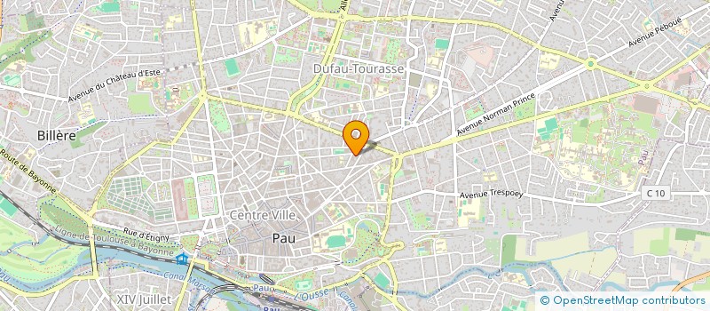 localisation de l'entreprise MONSIEUR BENOIT BERGEROT à PAU