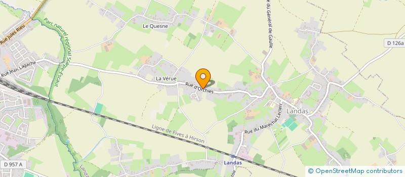 localisation de l'entreprise MONSIEUR BENOIT BERNHARD  LANDAS