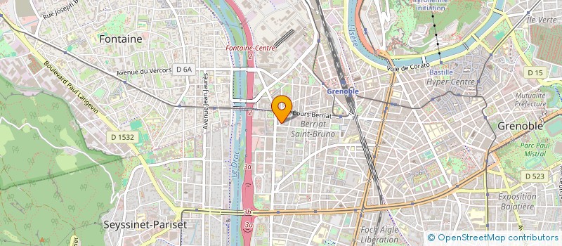 localisation de l'entreprise MONSIEUR BENOIT BERT à GRENOBLE