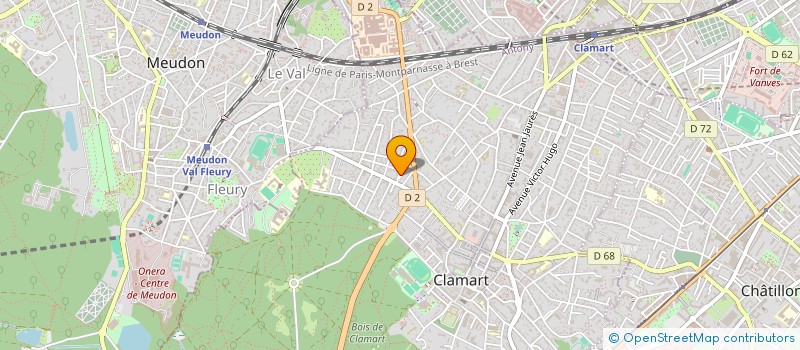 localisation de l'entreprise MONSIEUR BENOIT BERT à CLAMART