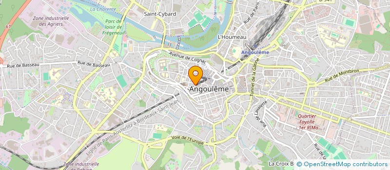 localisation de l'entreprise MONSIEUR BENOIT BERTAUD à ANGOULEME