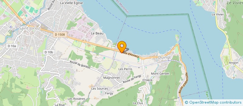 localisation de l'entreprise MONSIEUR BENOIT BERTELOOT à DUINGT