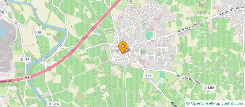 localisation de l'entreprise MONSIEUR BENOIT BERTH  FLORENSAC