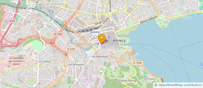localisation de l'entreprise MONSIEUR BENOIT BERTHELET à ANNECY