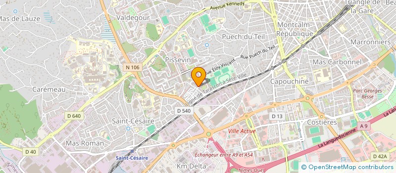 localisation de l'entreprise MONSIEUR BENOIT BERTHOD  NIMES