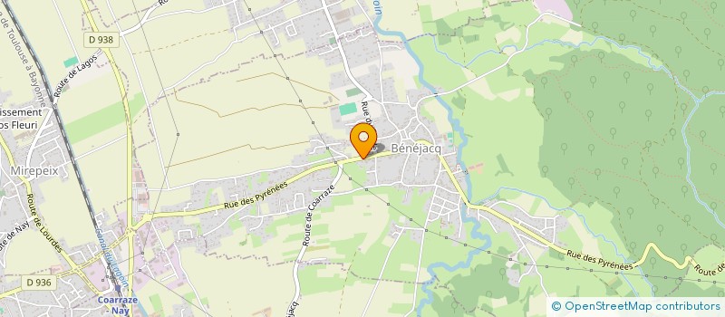 localisation de l'entreprise MONSIEUR BENOIT BERTHOUMIEU LACAZE  BENEJACQ