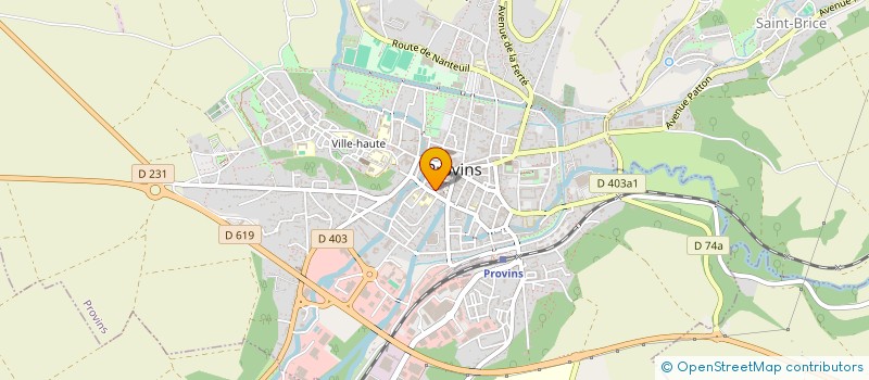 localisation de l'entreprise MONSIEUR BENOIT BERTI  PROVINS