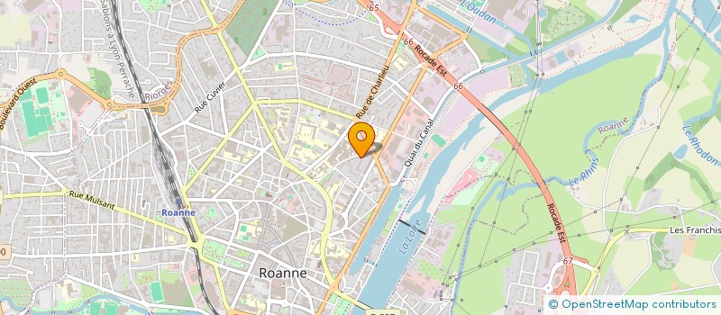 localisation de l'entreprise MONSIEUR BENOIT BERTOSSI  ROANNE