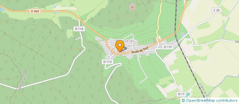 localisation de l'entreprise MONSIEUR BENOIT BERTRAND  CREZILLES