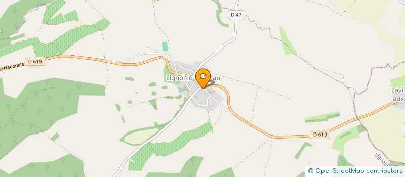 localisation de l'entreprise MONSIEUR BENOIT BERTRAND  LIGNOL-LE-CHATEAU