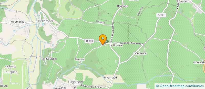 localisation de l'entreprise MONSIEUR BENOIT BERTRAND  LUGASSON