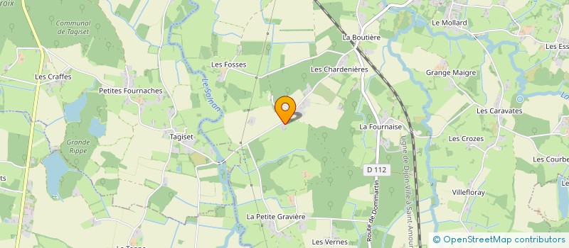 localisation de l'entreprise MONSIEUR BENOIT BESSONNAT  FRONTENAUD