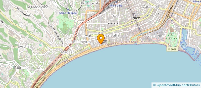 localisation de l'entreprise MONSIEUR BENOIT BEULQUE à NICE