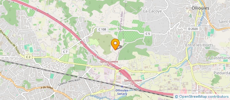 localisation de l'entreprise MONSIEUR BENOIT BIALE à SANARY-SUR-MER