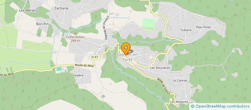 localisation de l'entreprise MONSIEUR BENOIT BIENTZ à BAGNOLS-EN-FORET