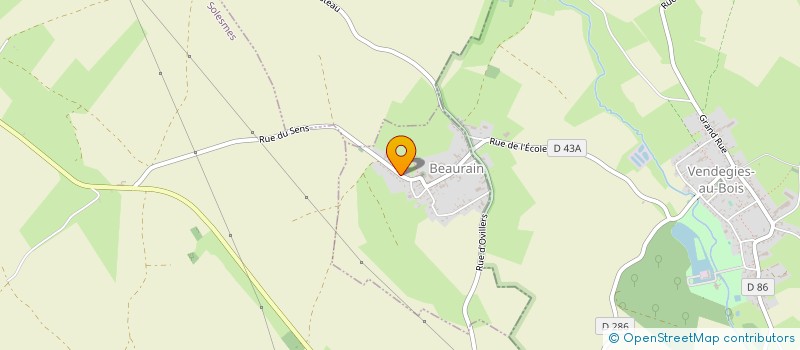 localisation de l'entreprise MONSIEUR BENOIT BIGAYON  BEAURAIN