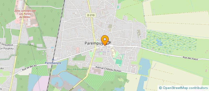 localisation de l'entreprise MONSIEUR BENOIT BILLET  PAREMPUYRE