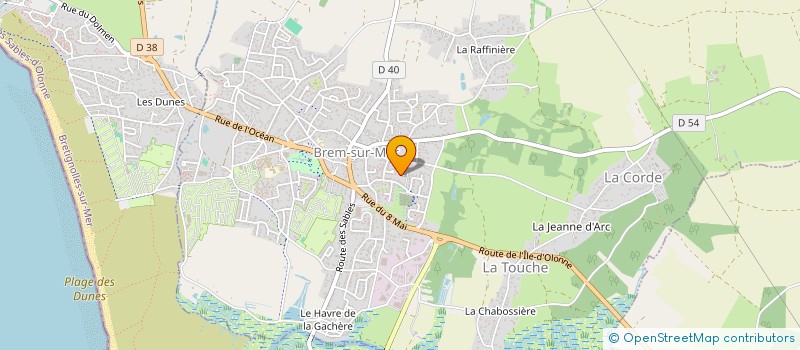 localisation de l'entreprise MONSIEUR BENOIT BILLET à BREM-SUR-MER