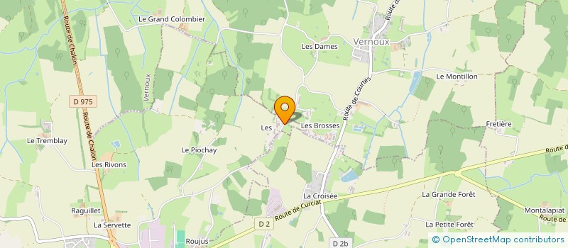 localisation de l'entreprise MONSIEUR BENOIT BILLOUD  SAINT-TRIVIER-DE-COURTES