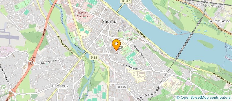 localisation de l'entreprise MONSIEUR BENOIT BIZIERE à SAUMUR