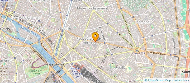 localisation de l'entreprise MONSIEUR BENOIT BLAISE à PARIS 11