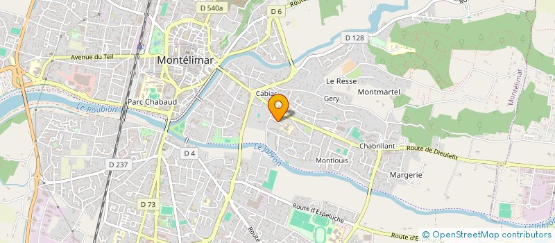 localisation de l'entreprise MONSIEUR BENOIT BLANCHET  MONTELIMAR