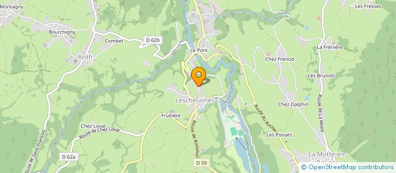 localisation de l'entreprise MONSIEUR BENOIT BLANCHIN  LESCHERAINES