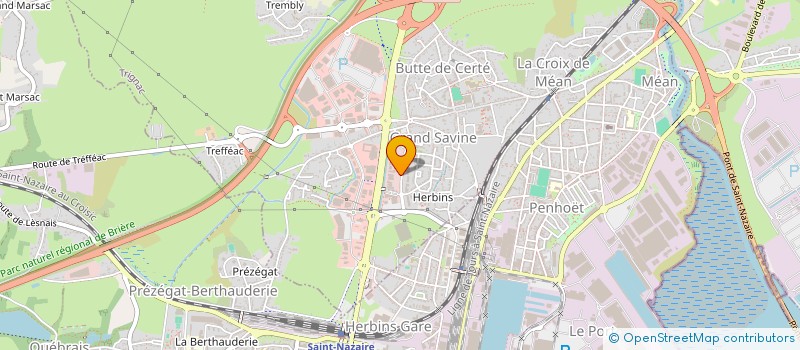 localisation de l'entreprise MONSIEUR BENOIT BLANCHOT  SAINT-NAZAIRE