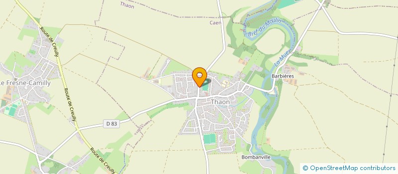 localisation de l'entreprise MONSIEUR BENOIT BLIN  THAON