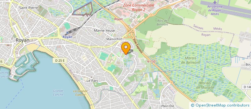 localisation de l'entreprise MONSIEUR BENOIT BLONDEL  ROYAN