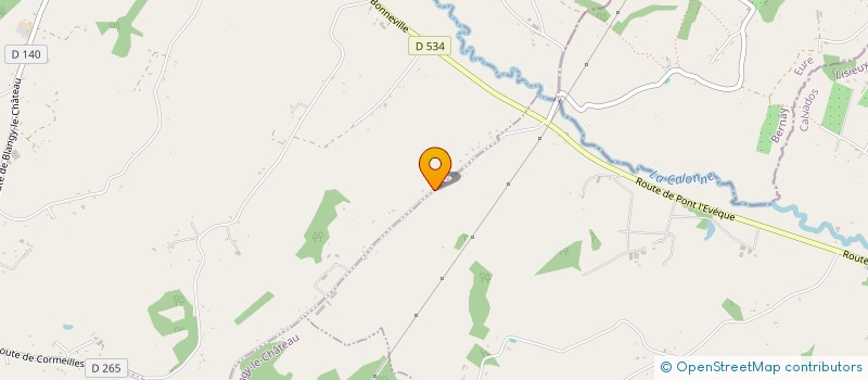 localisation de l'entreprise MONSIEUR BENOIT BOCHET  LES AUTHIEUX-SUR-CALONNE