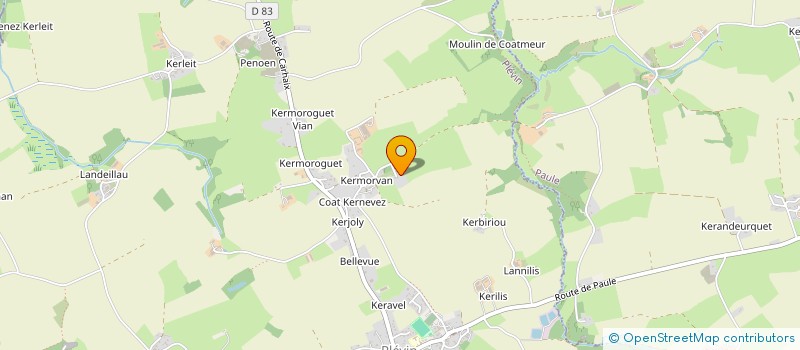 localisation de l'entreprise MONSIEUR BENOIT BONACORSI  PLEVIN